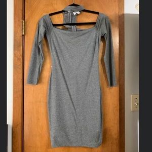 Off the shoulder dress with choker worn once